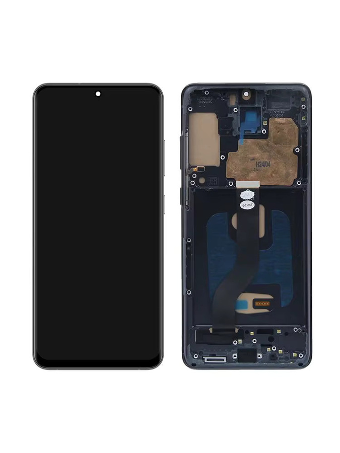 Samsung S20 Plus G985F Ersatz LCD Display mit Rahmen OLED/TFT Touchscreen Digitizer in Schwarz oder Silber - Bild 5