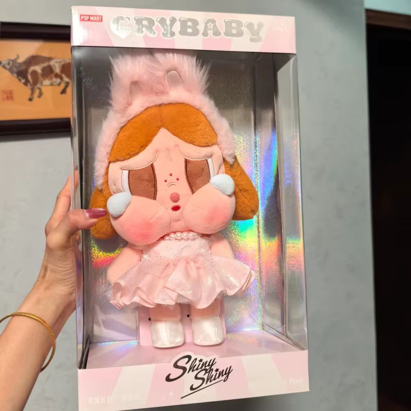 POP MART CRYBABY Weinen Babe Serie Vinyl Puppe Blind Box Mystery Box Kawaii Figur in Pink - Bild 1