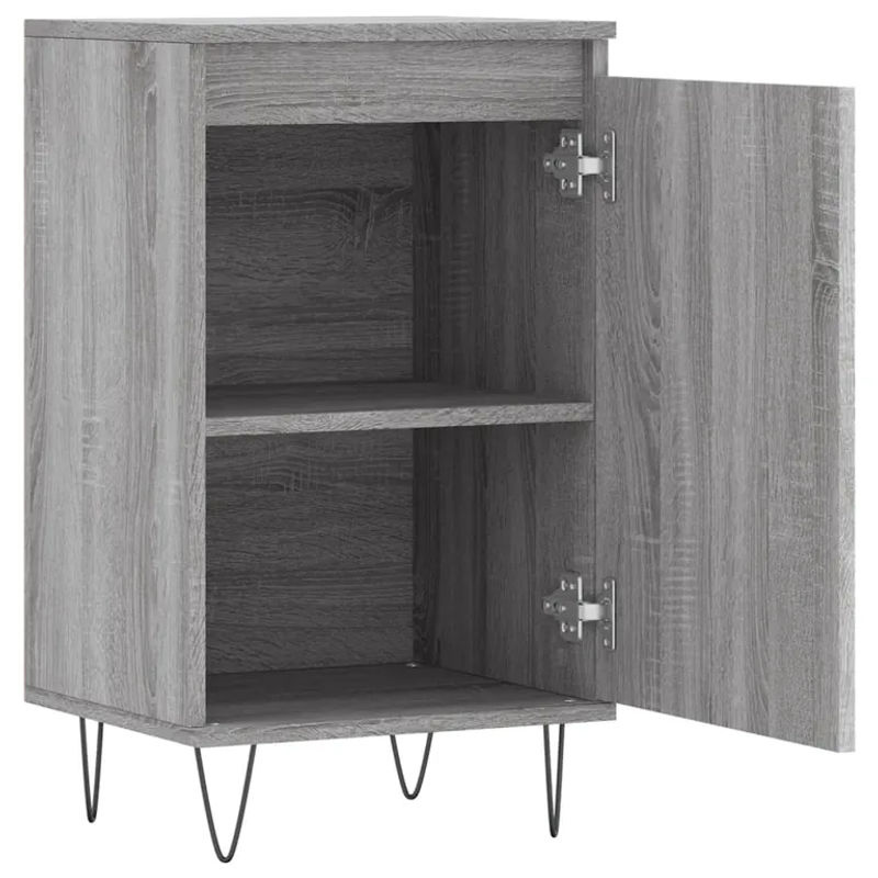 Vidaxl Schränke Set 2 Stück modern Grau B/T/H: 40 x 35 x 70 cm - Bild 5
