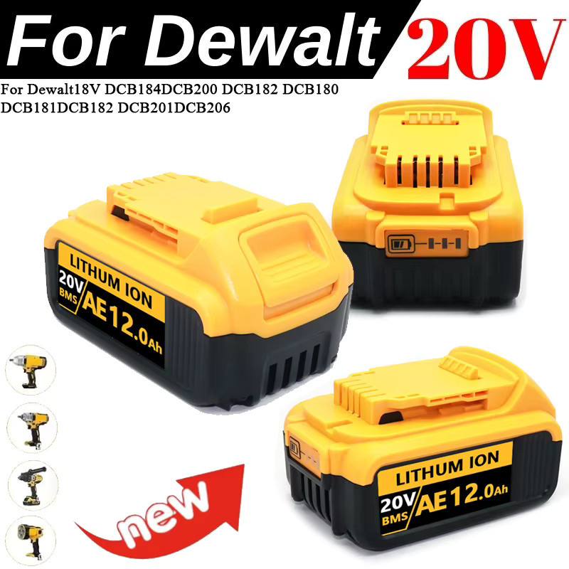 DeWalt Li-Ionen-Akku 20V für DCB184, DCB200, DCB201, DCB205, DCB206, DCF845 und DCD800 in Gelb - Bild 2