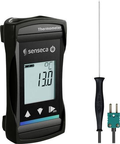 Senseca ECO130-GOURMET-E1.5 Alarmthermometer mit K-Fühler in Schwarz - Bild 1