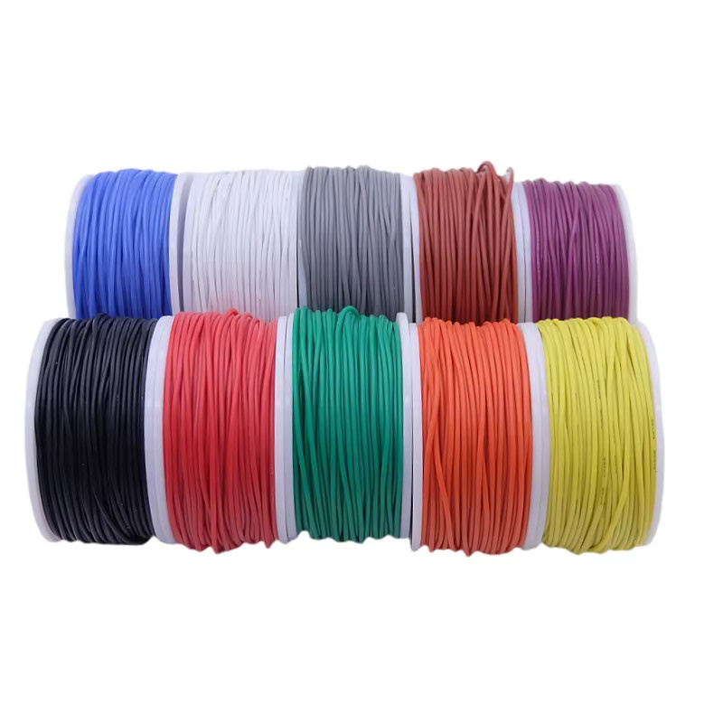Flexibles Silikon-Draht-Set in 5 Farben mit verzinnter Kupferlitze für elektrische Anwendungen, Hitzebeständig, Box-Kit mit AWG-Stärken 30 bis 20 - Bild 4
