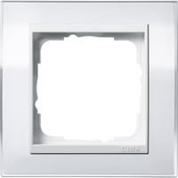 Gira Abdeckrahmen 1fach transparent weiß IP20 - Bild 1