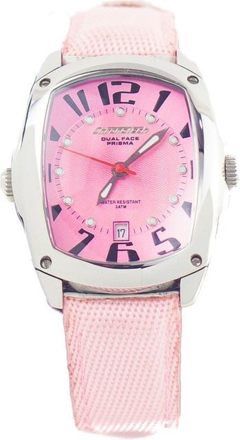 CHRONOTECH Armbanduhr, Quarz, Edelstahl, Roségold, Tonneau, 33 mm, Damen - Bild 1