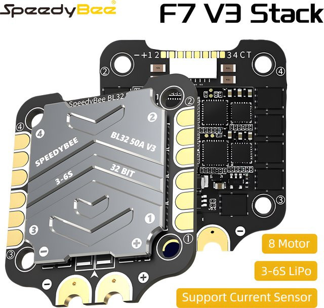 SpeedyBee F7 V3 Flight Stack, Flight Controller & BL32 50A ESC - Bild 1