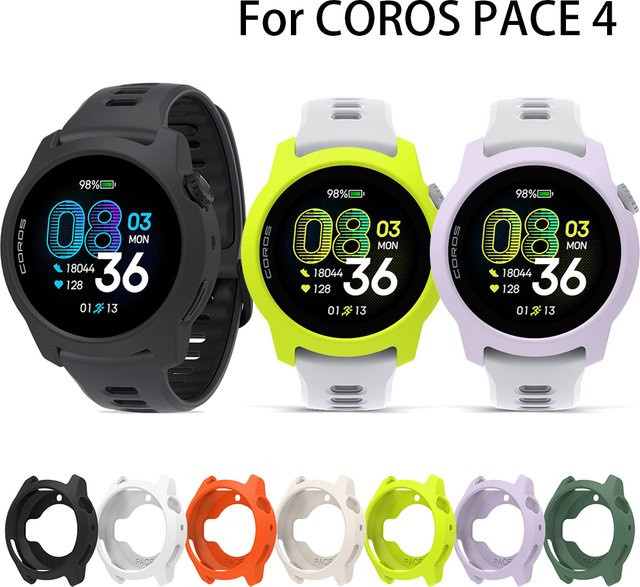Coros Schutzhülle für Pace 4 Smartwatch, Kunststoff, Schwarz, Unisex - Bild 1