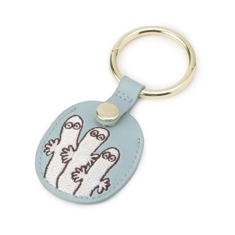 Bandai Schlüsselanhänger, Moomin, Bestickt, Oval - Bild 1