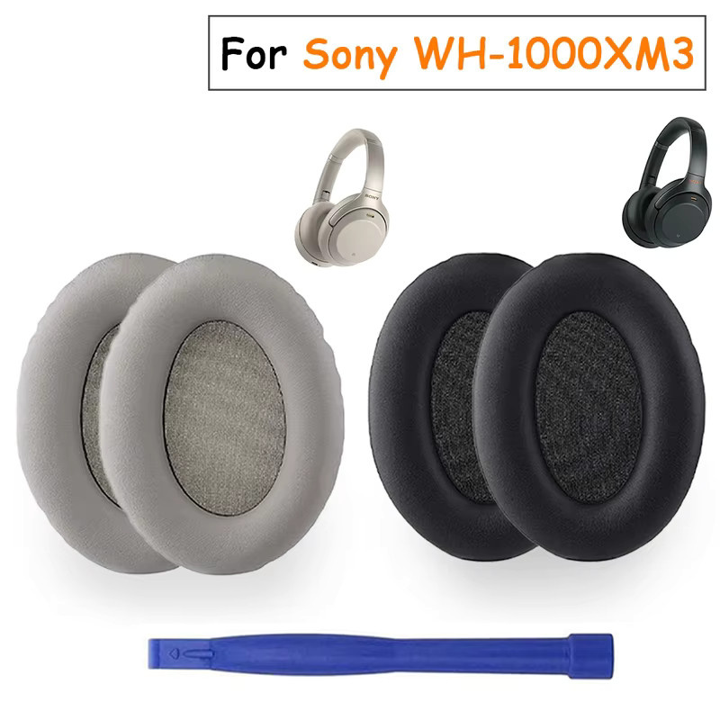 Ersatz-Ohrpolster für Sony WH-1000XM3 Kopfhörer in Silber, 1 Paar - Bild 3