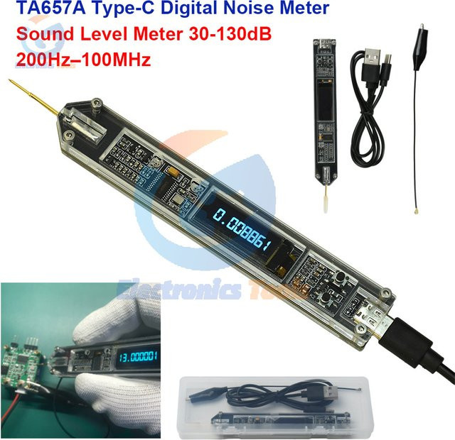 Aideepen Frequenzzähler im Stifttyp für 200 Hz bis 100 MHz, Präziser HF-Signal-Frequenzmesser zur Kalibrierung von MF, HF, VHF, FM und MCU Oszillatoren - Bild 1