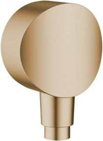 Hansgrohe Wandanschluss Fixfit mit Rückflussverhinderer in Brushed Bronze - Bild 1