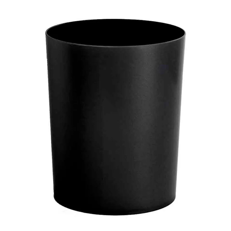 PROREGAL Runder feuerfester Papierkorb und Abfallsammler aus Kunststoff in Schwarz, Volumen: 13 Liter, H x Ø: 29,5 x 23,5 cm - Bild 2