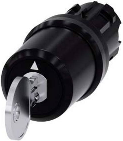 Siemens Schlüsselschalter 3SU1000-5PP01-0AA0 Schwarz IP69K - Bild 1