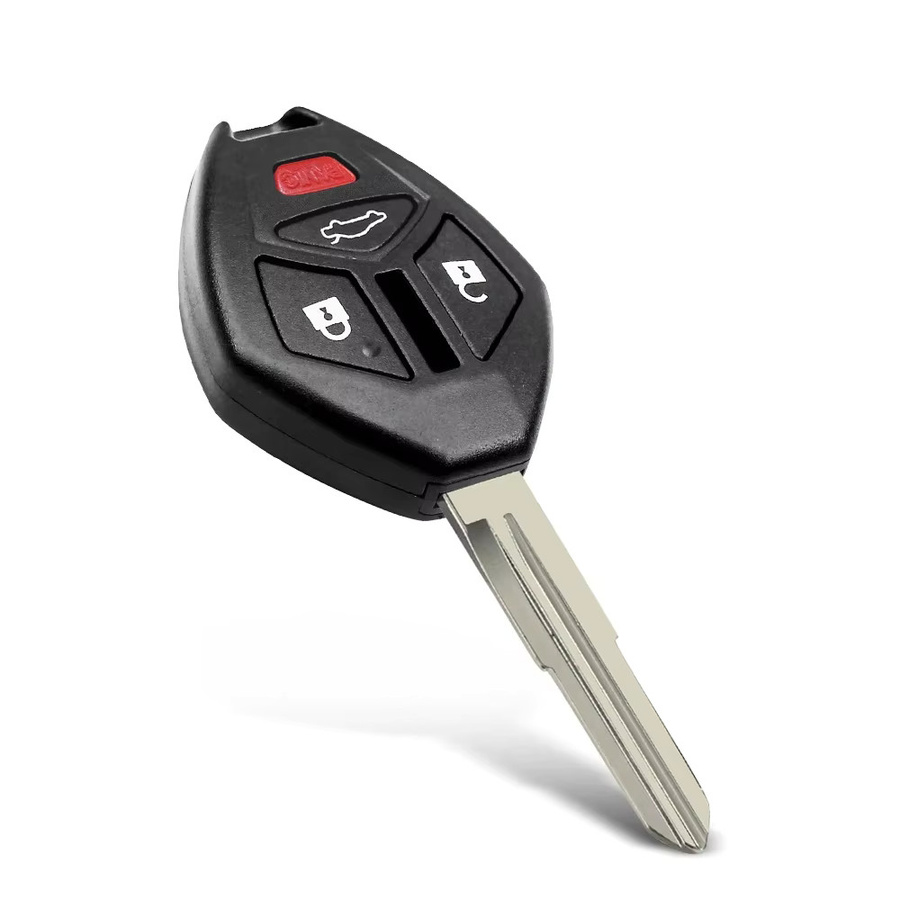KEYYOU Ersatzgehäuse für Mitsubishi Outlander Galant Eclipse Lancer Remote Key Shell mit 3/4 Tasten in Schwarz - Bild 2