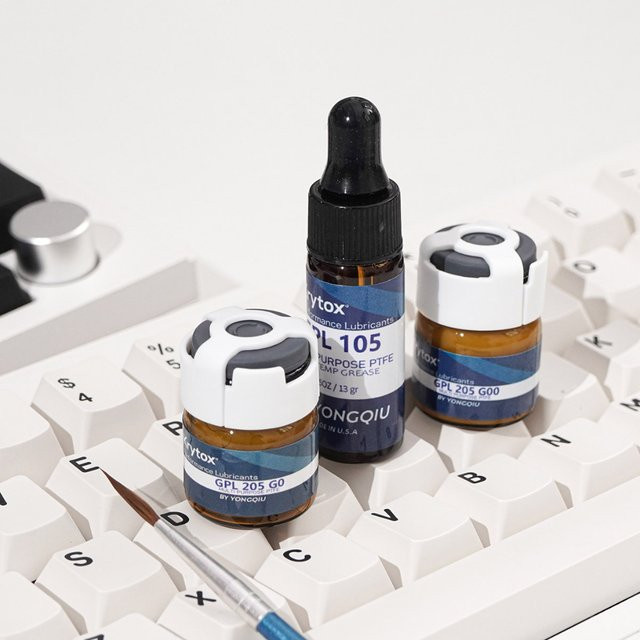 Venit Keys Schmiermittel GPL 105 205 G0 für mechanische Tastaturschalter, Tastenkappen und Stabilisatoren, transparent - Bild 1