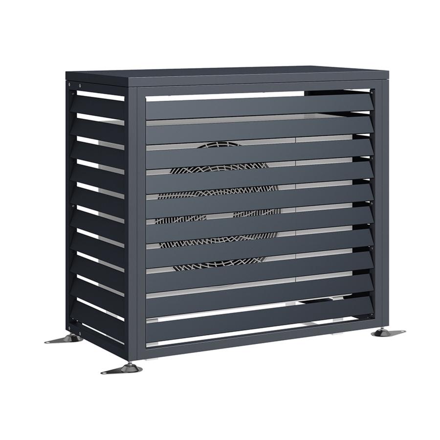 Westmann Wärmepumpenverkleidung Boxa S in Anthrazit, B: 100 cm, T: 56 cm, H: 97 cm - Bild 2