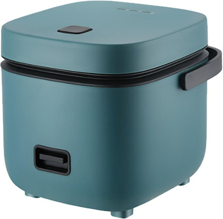 Aimo Mini-Reiskocher, multifunktionaler elektrischer Reise-Reiskocher zum Dampfkochen, 1,2 l, Schwarz