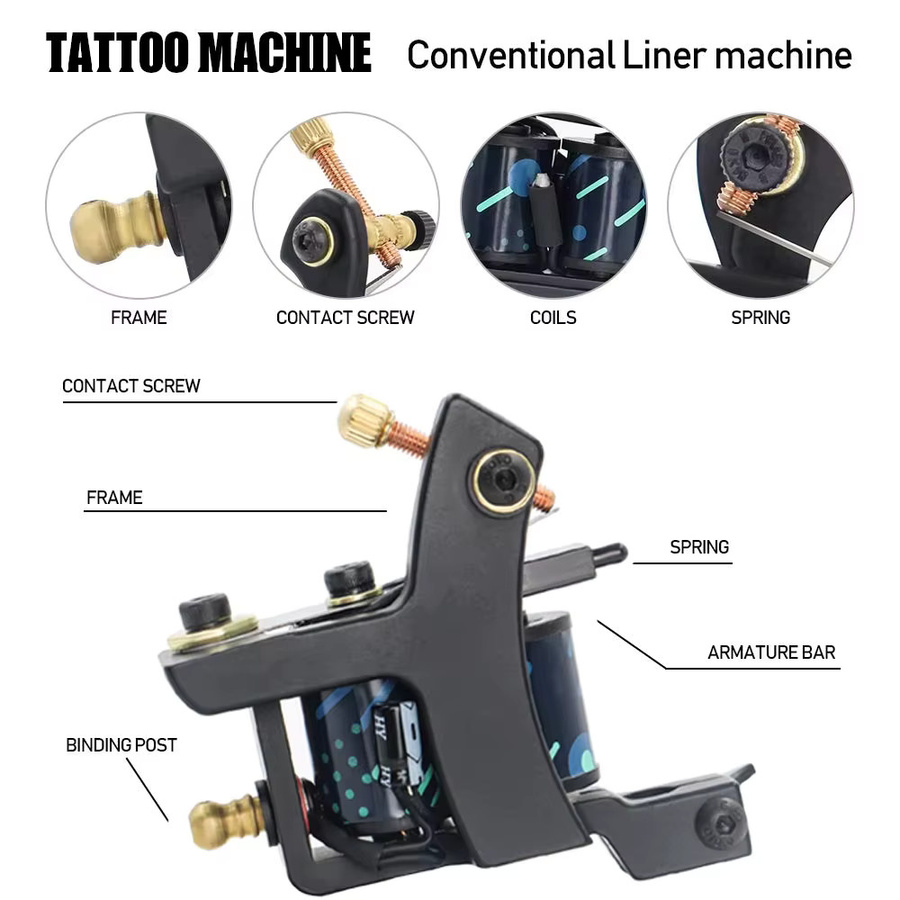 Usiriy Tattoo-Maschinen-Set, Permanent Makeup Kit - Bild 3