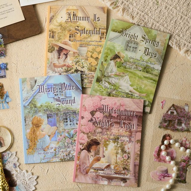 Paris Tea Party Stickerbuch mit 20 Blatt eleganten Mädchenmustern in Multicolour für dein Tagebuch und DIY-Dekorationen - Bild 1