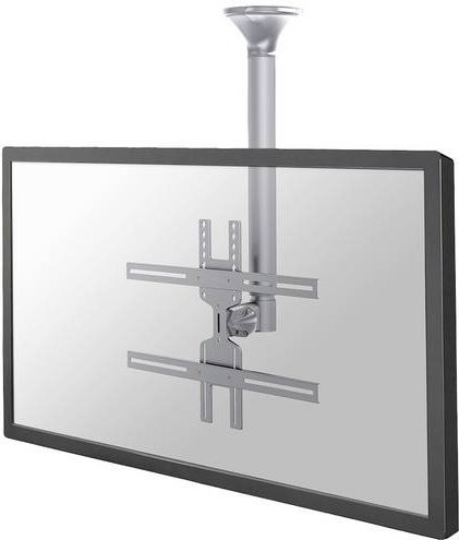Neomounts FPMA-C400SILVER TV-Deckenhalterung in Silber, neigbar und schwenkbar, für Fernseher von 81,3 cm bis 152,4 cm (32 bis 60 Zoll) mit VESA 200x200 mm - Bild 1