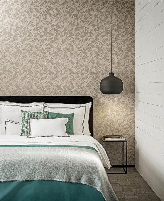 Flamant Tapete Bouton d'or Beach in Beige mit floralem und botanischem Design aus Vlies - Bild 1