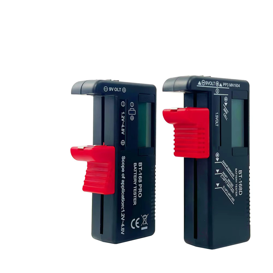 lefavor BT-168PRO BT-168D Digitaler Lithium-Batterie-Kapazitätstester und Lastanalysator in Schwarz zur Überprüfung von AAA und AA Batterien sowie Knopfzellen - Bild 2