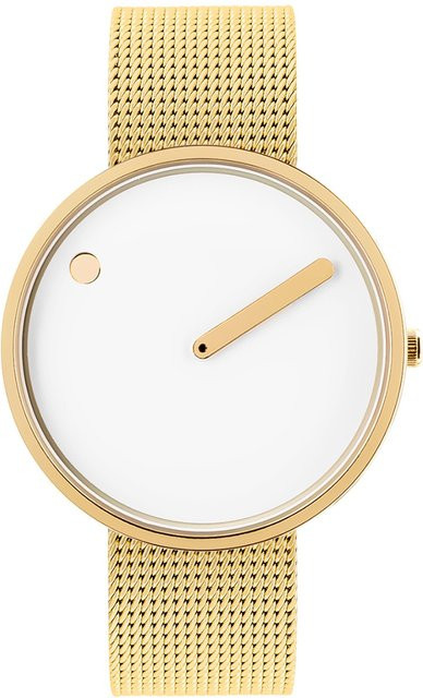 PICTO Armbanduhr, Quarz, Edelstahl, Weiß, 40 mm, Unisex - Bild 1
