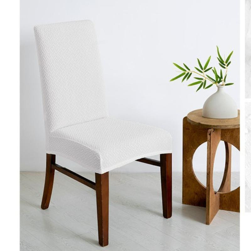 Yiran Furniture Wasserdichter und elastischer Esstischstuhlbezug aus Polyester, einteilig, B/T/H: 35 x 35 x 4 cm - Bild 1