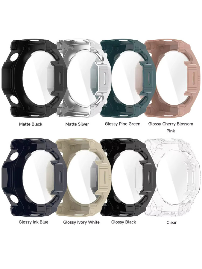 FancyWrist Schutzhülle mit Glas für Amazfit T-Rex Ultra 2, Schwarz, Unisex - Bild 6