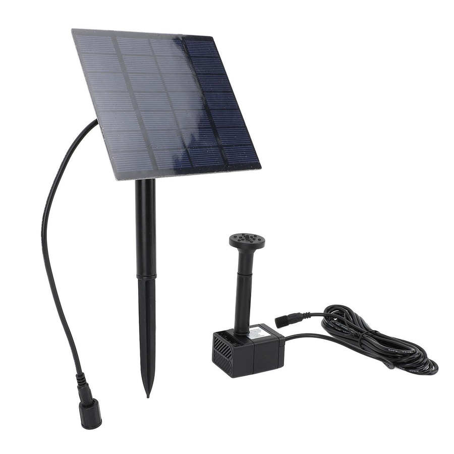 TOMTOP JMS Solarbetriebenes Wasserpumpen-Set aus ABS für Teiche, Vogelbäder und Gartenbewässerung - Bild 2