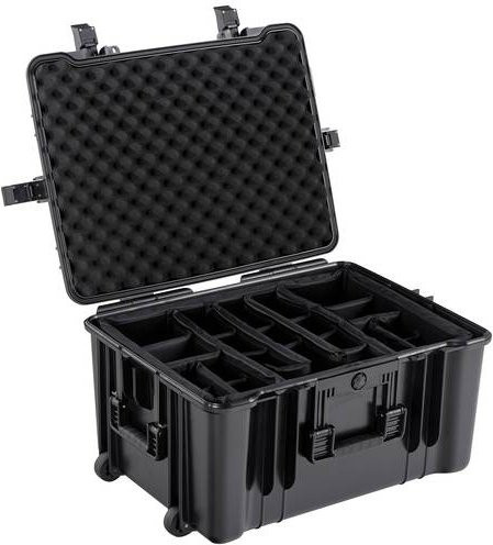 Allit DinoPlus Outdoor DR 458865 Universal Werkzeugkoffer unbestückt, schwarz, B: 40,5 cm, T: 66,5 cm, H: 34,0 cm - Bild 1