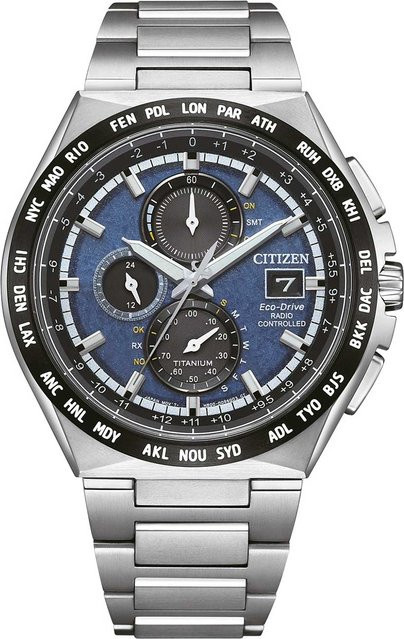 Citizen Chronograph, Solar, Titan, Blau, 44 mm, Herren - Bild 1