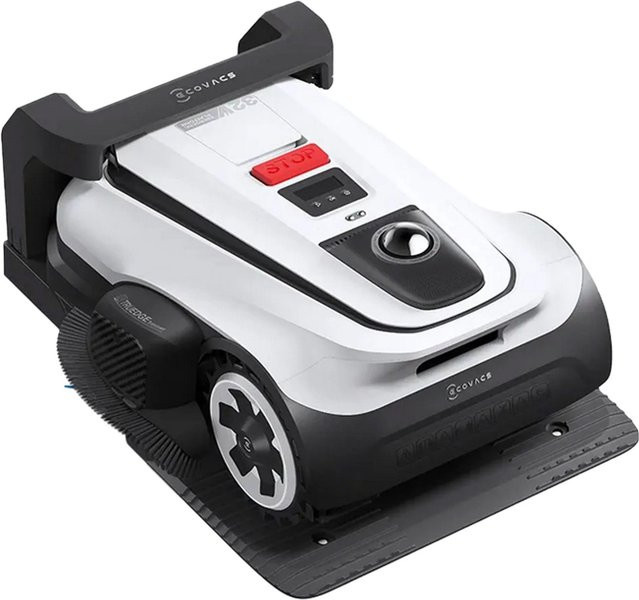 ECOVACS GOAT A1600 LiDAR PRO Care Kit für Mähroboter in Weiß-Schwarz mit 48 Klingen, Trimmerfäden und Zubehör - Bild 1