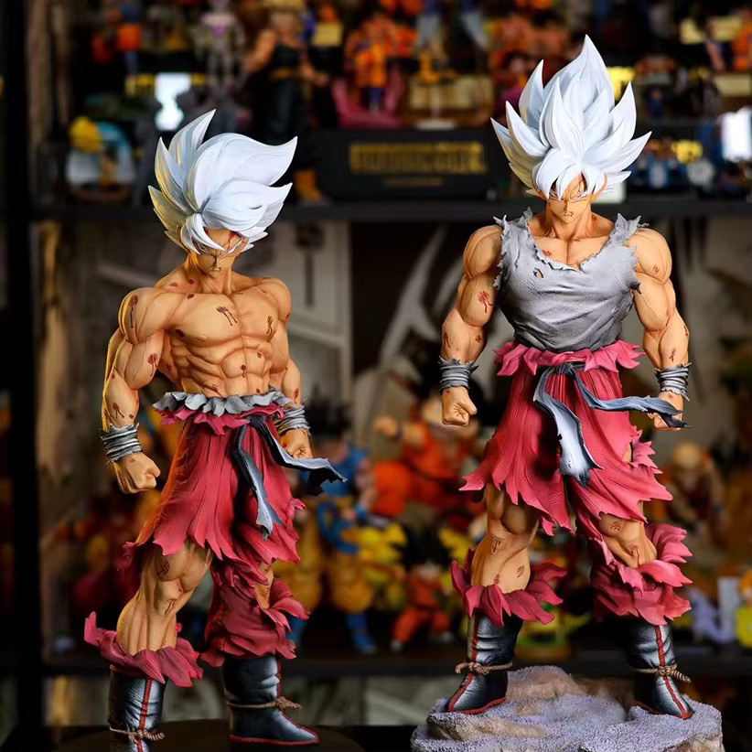 Bandai Dragon Ball Son Goku Super Saiyajin Anime Figur aus PVC, Multicolor, Höhe: 28 cm - Bild 5