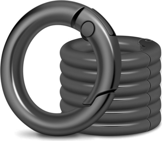 TELUNSI Feder-O-Ring, Metall, Herren - Bild 1