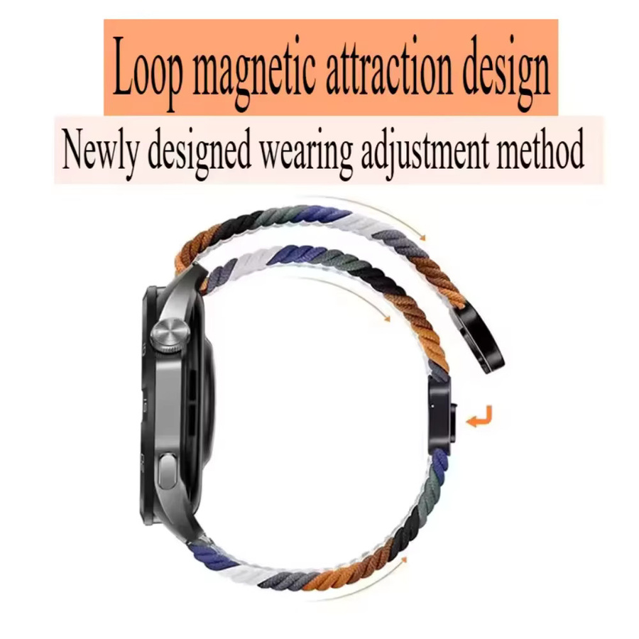 YEELUSEE Uhrenarmband Nylon, Weiß, Unisex, Redmi Watch 5 Active, Redmi Watch 5 Lite - Bild 3