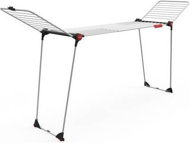 Vileda Infinity Flex Wäscheständer ausziehbar in Weiß und Anthrazit, Höhe: 216 bis 304 cm - Bild 1