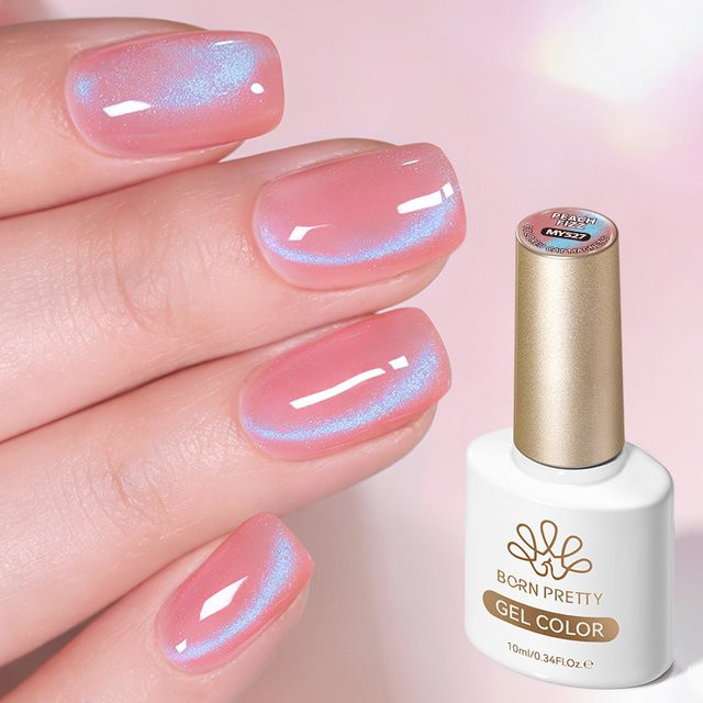 BORN PRETTY Katzenaugen-Magnetgel-Nagellack, Rosa-Pfirsichfarben, 10 ml - Bild 1