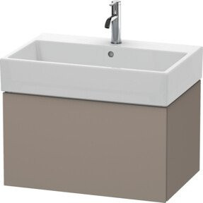Duravit Waschtischunterschrank L-Cube wandhängend mit 1 Auszug, Breite: 68,4 cm, Tiefe: 45,9 cm, Höhe: 39,4 cm - Bild 1