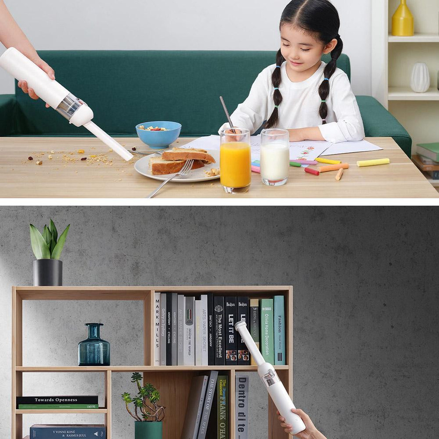 Xiaomi Mijia tragbarer Staubsauger mit waschbarem Filter in Weiß - Bild 2