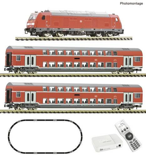 Fleischmann Z21 START Digitalset, Diesellokomotive BR 245 mit Personenzug der DB AG, Spur N, 1:160 - Bild 1