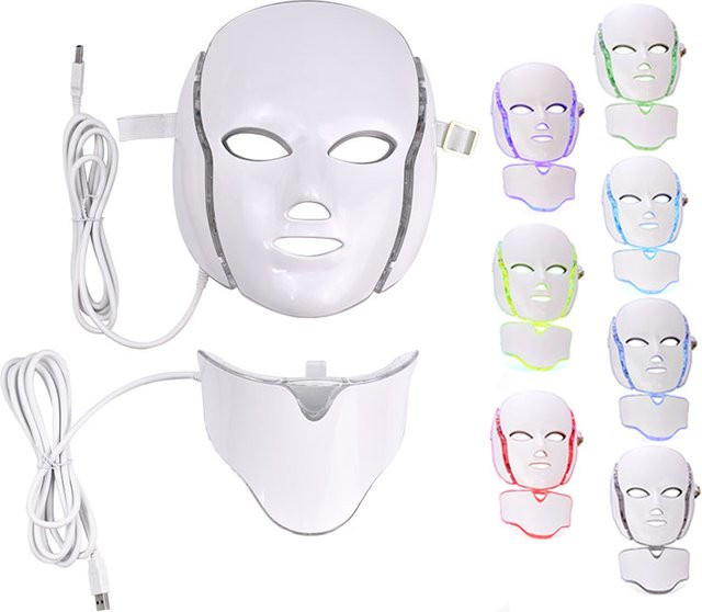 OPSLEA LED Gesichtsmaske mit Hals-Photonentherapie - Bild 1