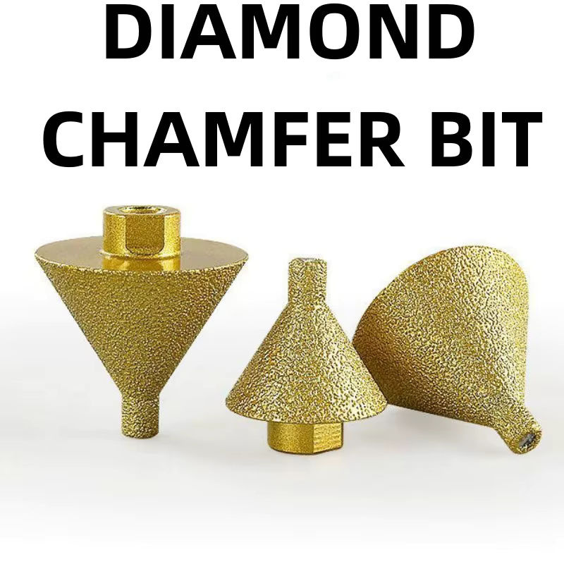 GHTYONG Diamant-Fasenfräser M14 zum Lochvergrößern und Schleifen für Granit, Marmor und Fliesen, Durchmesser: 50 mm, Farbe: Gold - Bild 5