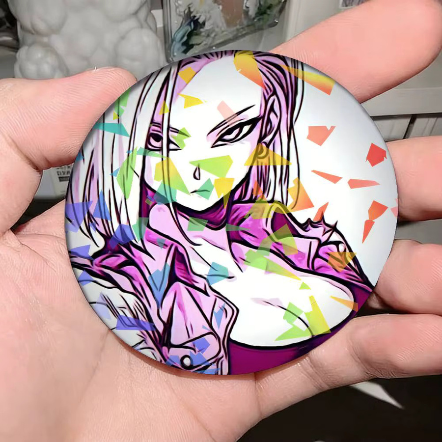 Dragon Ball Android 18 Pin-Laserabzeichen, Brosche - Bild 3