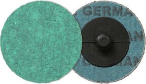Klingspor Quickchange Disc QRC 409 Schleifscheibe für Metall, Korn 36, Grün, Durchmesser: 50 mm - Bild 1