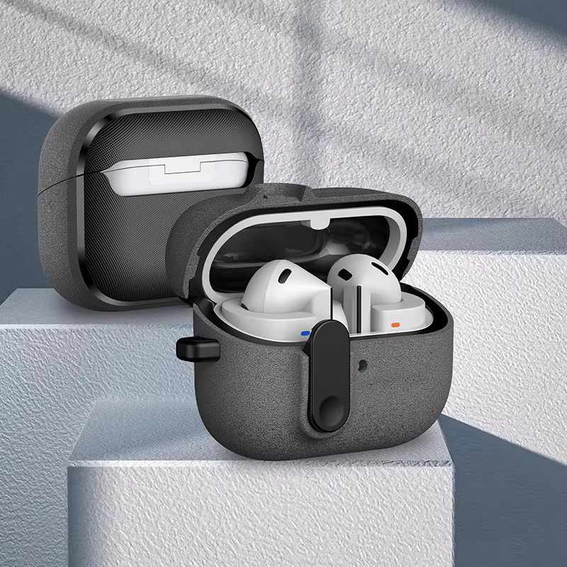 Samsung Schutzhülle für Galaxy Buds 3 Pro mit Schlüsselanhänger in Grün - Bild 1