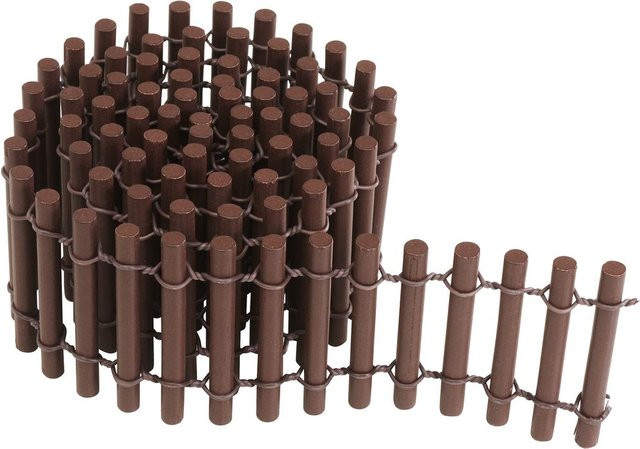 VBS Rundholz Zaun aus Holz in Braun, Durchmesser: 5 cm, Länge: 80 cm - Bild 1