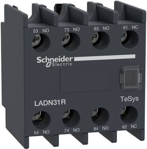 Schneider Electric LADN31R Hilfskontaktblock für Schütz in Schwarz - Bild 1