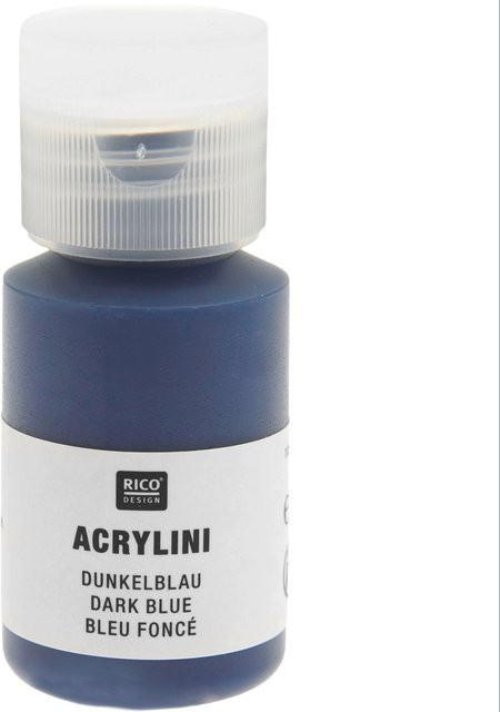 Rico Design Acrylini Acrylfarbe Dunkelblau - Bild 1