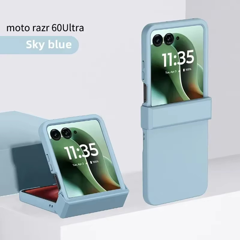 Bunte PC-Hartschale Schutzhülle mit Scharnierschutz für Motorola Razr 60, Razr 50 und Razr 40 Ultra in angenehmem Hautgefühl - Bild 2