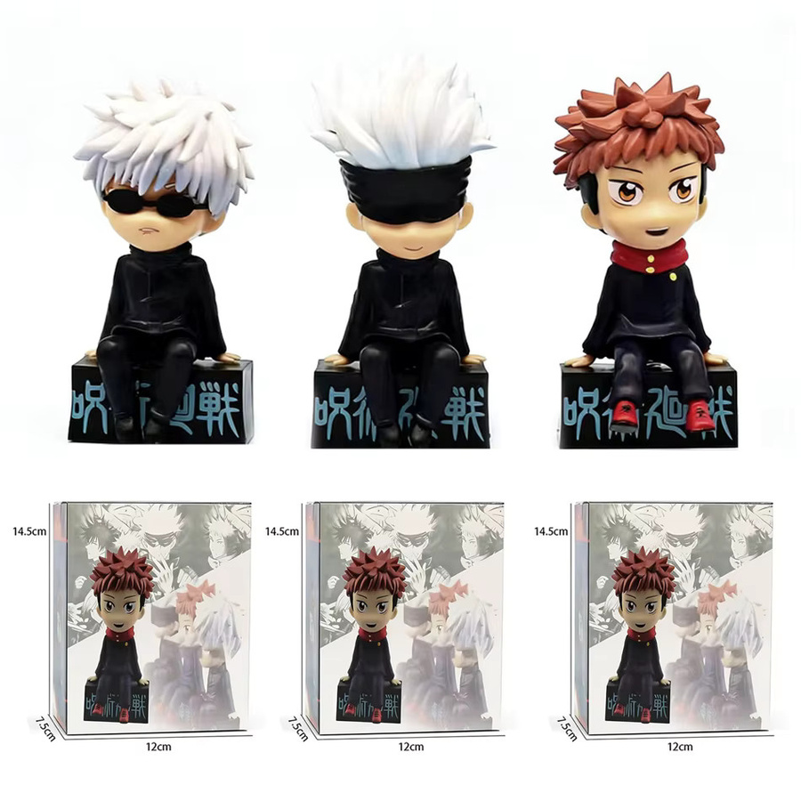 Bandai Jujutsu Kaisen Satoru Gojo Geto Suguru Fushiguro Toji Okkotsu Yuta, Actionfigur, Chibi, 11cm - Bild 2